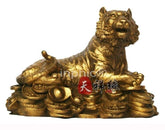 INPHIC-開光銅虎工藝品 純銅生肖虎擺件 金錢老虎裝飾品風水招財吉祥物